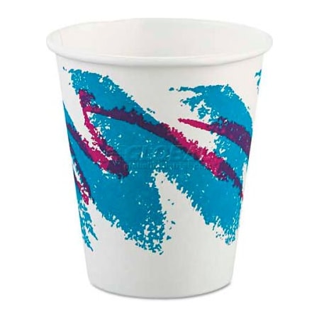 Solo SOLO¬Æ Jazz Hot Paper Cups, 6 Oz., Polycoated, Jazz Design, 50/Bag SCC 376JZJ